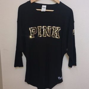 PINK SPECIAL EDITION Sequins Tops
